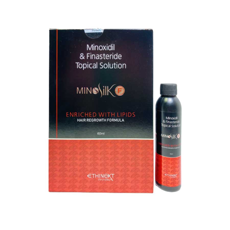 Minosilk F Minoxidil And Finasteride Topical Solution 60ml Ehavene